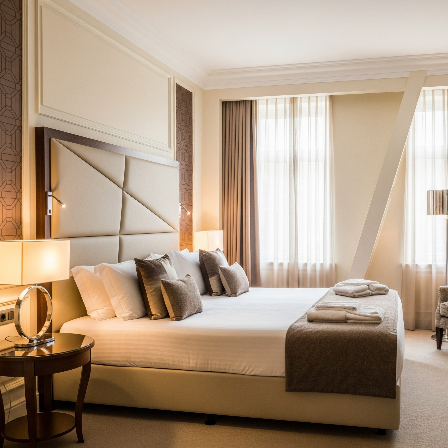 Luxury bedroom accommodation